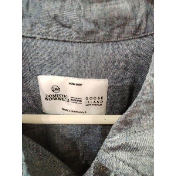 Chicago Goose Island Beer Men's Button Up Short Sleeve Shirt Size 2X - Picture 2 of 3